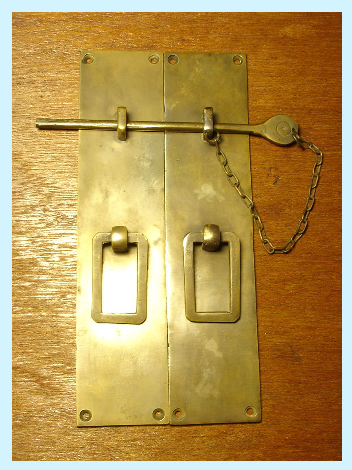 Brass Door Lock Code Q.031  L_217mm W_100mm